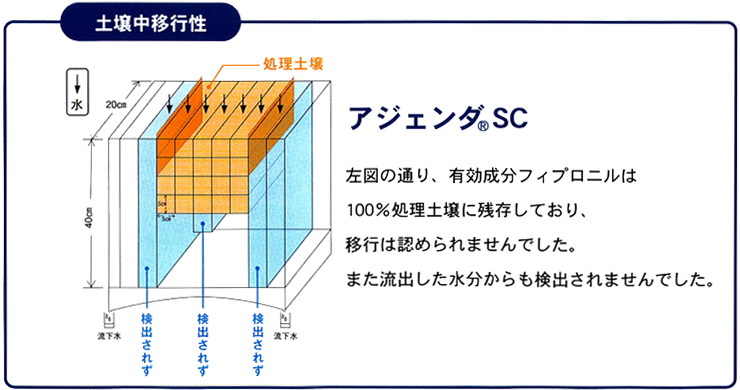 土壌中移行性